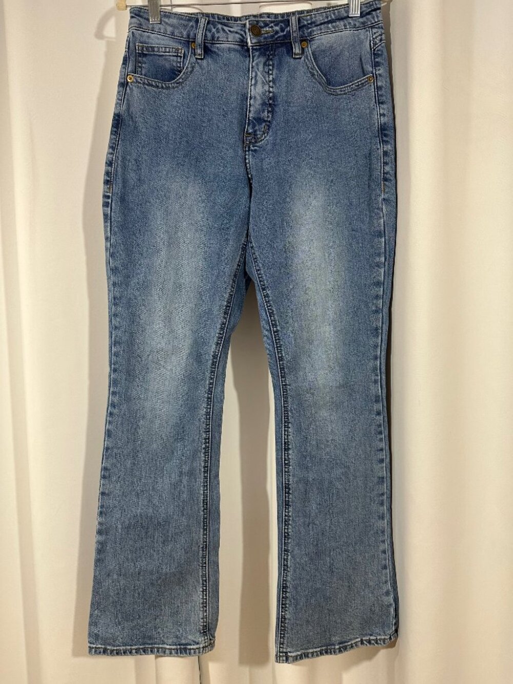 Rock & Roll Denim High Rise Bootcut Jeans Women's W30 L32 Light Wash Stretch